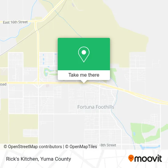 Rick's Kitchen map