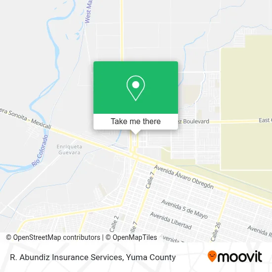 R. Abundiz Insurance Services map