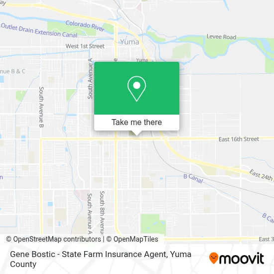 Gene Bostic - State Farm Insurance Agent map