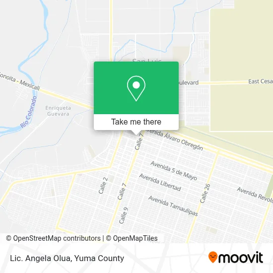 Lic. Angela Olua map