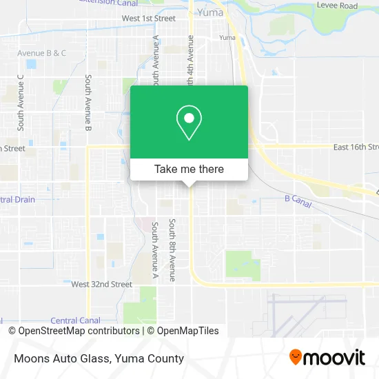 Moons Auto Glass map