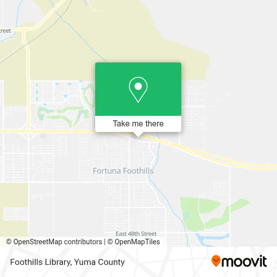 Foothills Library map