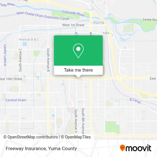Freeway Insurance map