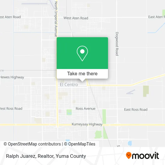 Ralph Juarez, Realtor map