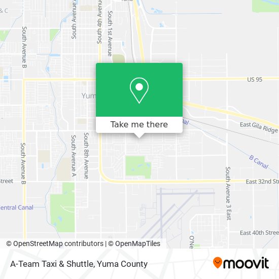 Mapa de A-Team Taxi & Shuttle