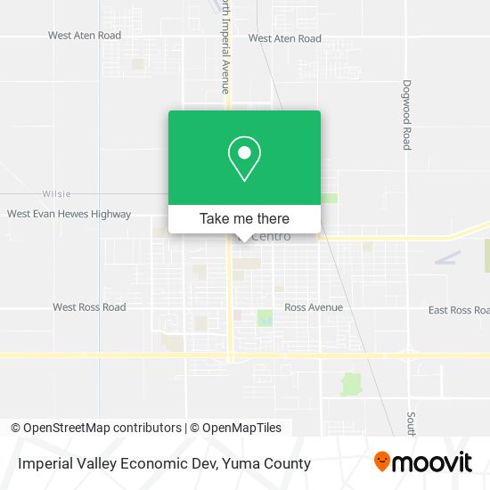 Mapa de Imperial Valley Economic Dev