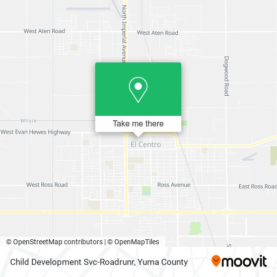 Child Development Svc-Roadrunr map