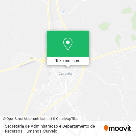 Mapa Secretária de Administração e Departamento de Recursos Humanos