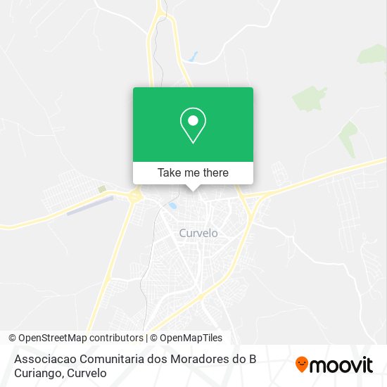 Mapa Associacao Comunitaria dos Moradores do B Curiango