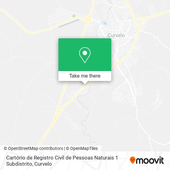 Cartório de Registro Civil de Pessoas Naturais 1 Subdistrito map