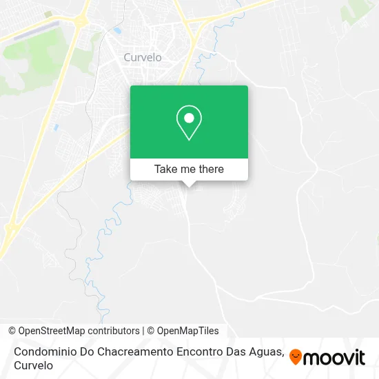 Condominio Do Chacreamento Encontro Das Aguas map