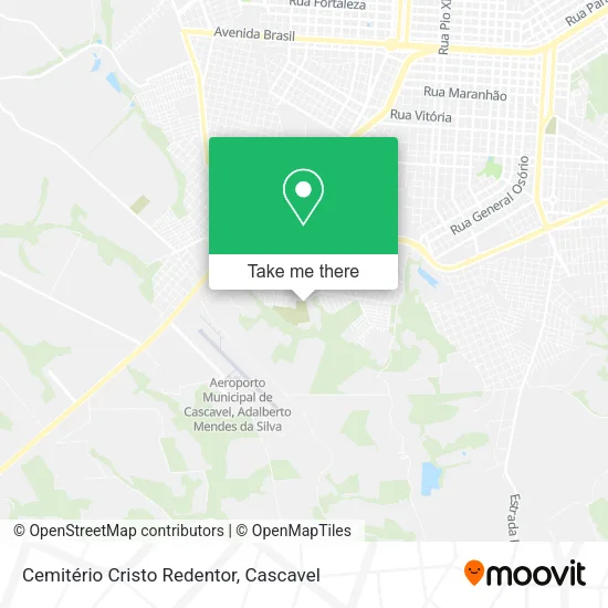 Cemitério Cristo Redentor map