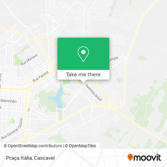 Praça Itália map