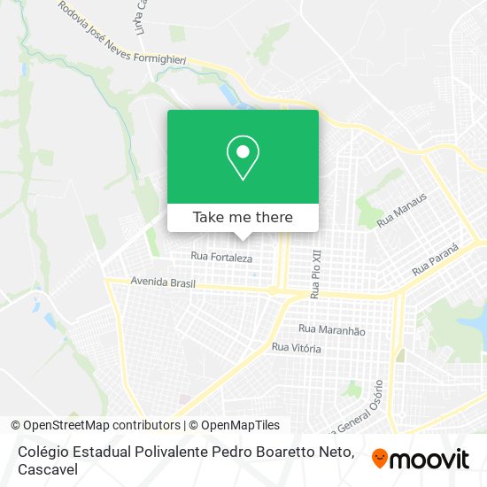 Colégio Estadual Polivalente Pedro Boaretto Neto map