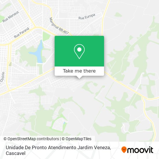 Unidade De Pronto Atendimento Jardim Veneza map