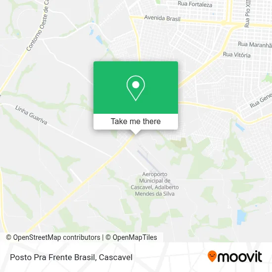 Posto Pra Frente Brasil map