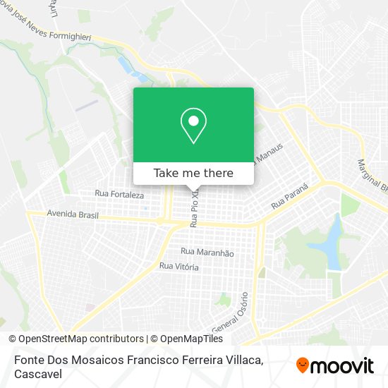 Fonte Dos Mosaicos Francisco Ferreira Villaca map