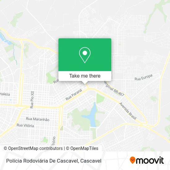 Polícia Rodoviária De Cascavel map