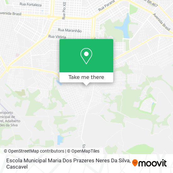 Escola Municipal Maria Dos Prazeres Neres Da Silva map