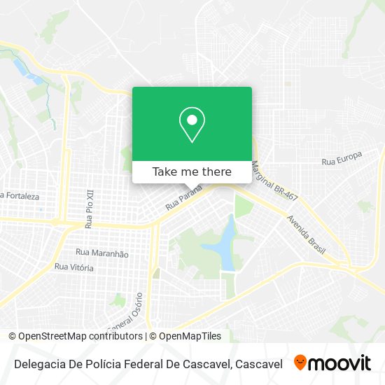 Delegacia De Polícia Federal De Cascavel map