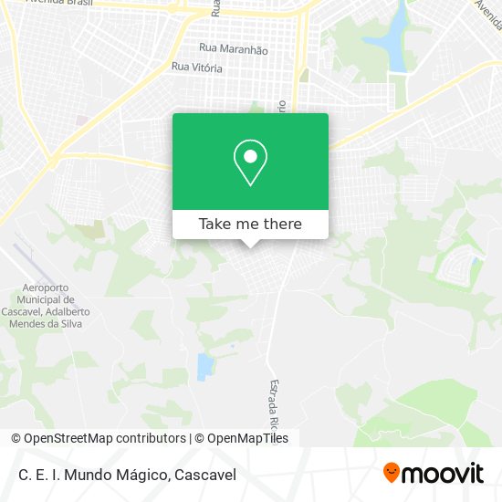 C. E. I. Mundo Mágico map