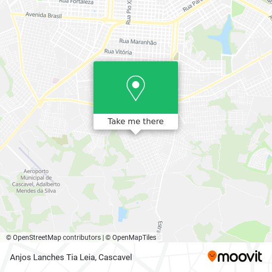 Anjos Lanches Tia Leia map