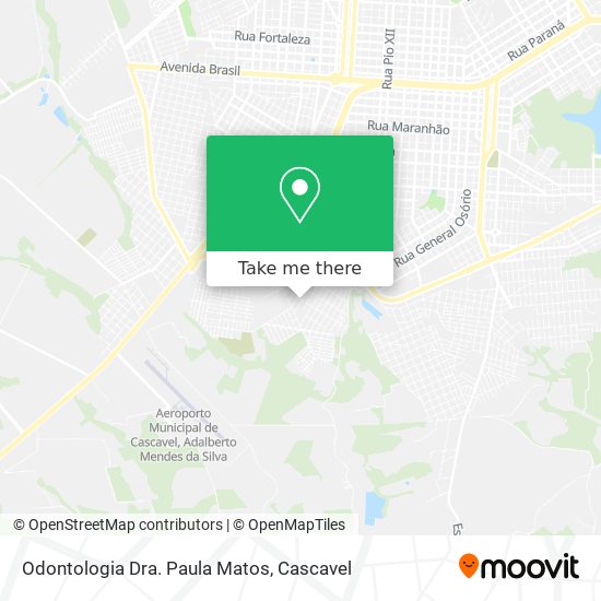 Odontologia Dra. Paula Matos map