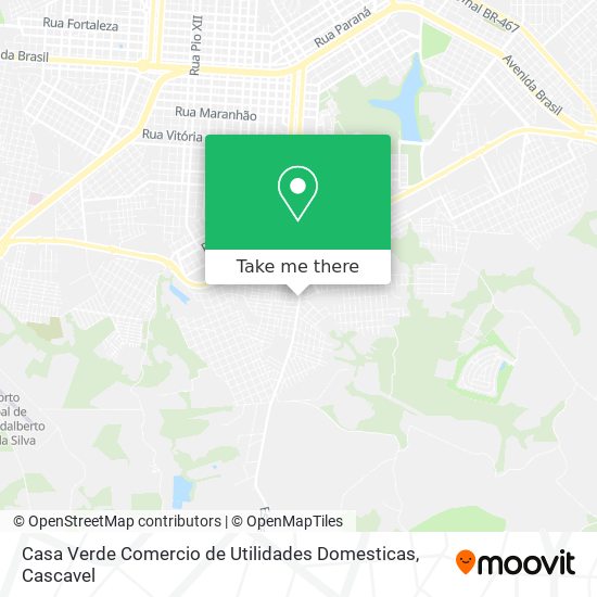 Casa Verde Comercio de Utilidades Domesticas map