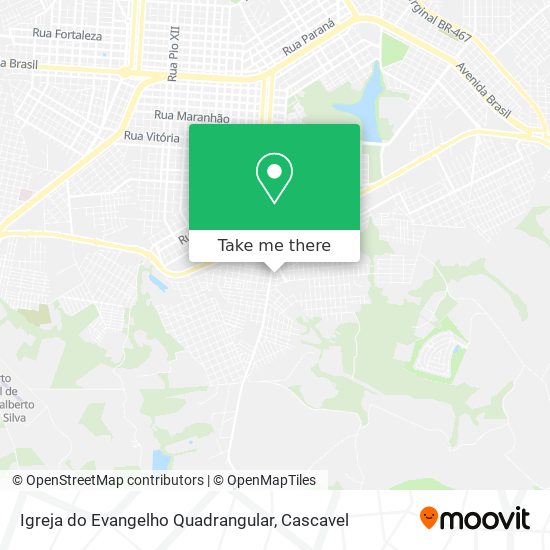 Igreja do Evangelho Quadrangular map