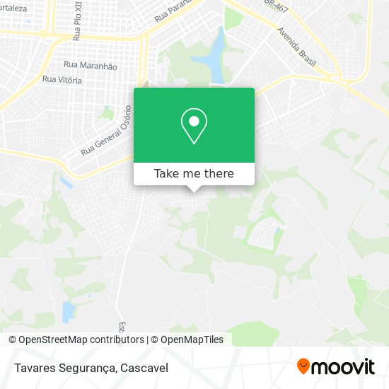 Tavares Segurança map