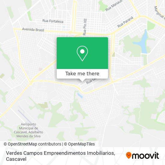 Mapa Verdes Campos Empreendimentos Imobiliarios