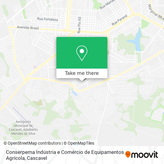 Conserpema Indústria e Comércio de Equipamentos Agrícola map