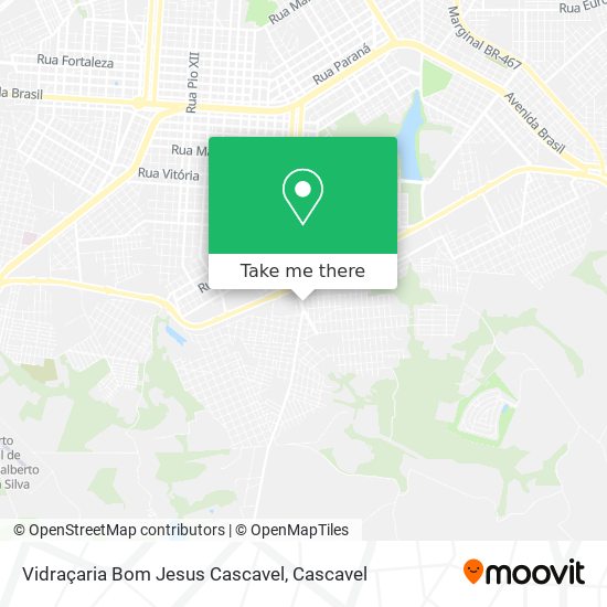 Vidraçaria Bom Jesus Cascavel map