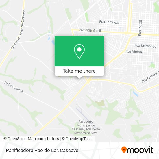 Panificadora Pao do Lar map