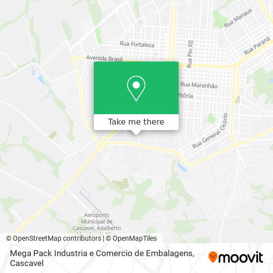 Mapa Mega Pack Industria e Comercio de Embalagens