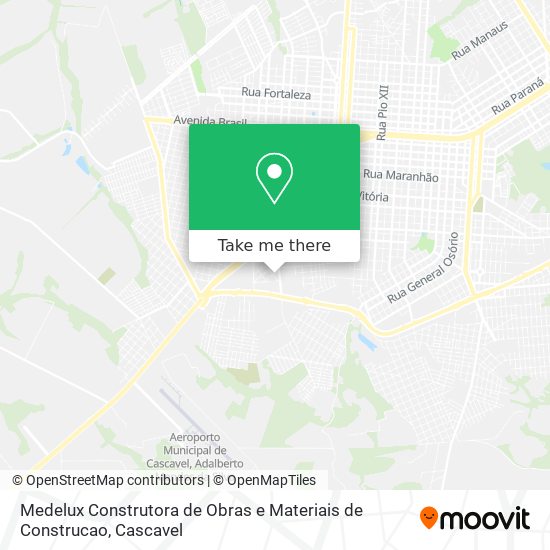 Medelux Construtora de Obras e Materiais de Construcao map