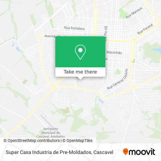 Super Casa Industria de Pre-Moldados map