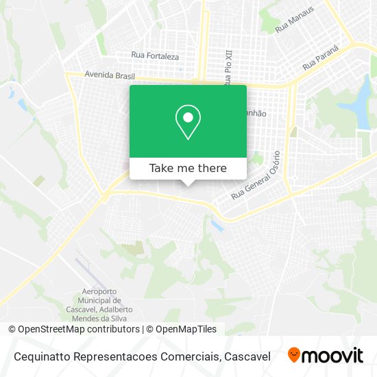 Cequinatto Representacoes Comerciais map