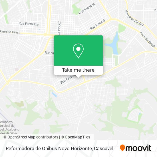 Reformadora de Onibus Novo Horizonte map