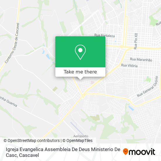 Mapa Igreja Evangelica Assembleia De Deus Ministerio De Casc