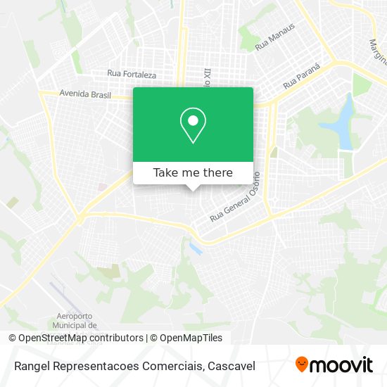 Rangel Representacoes Comerciais map