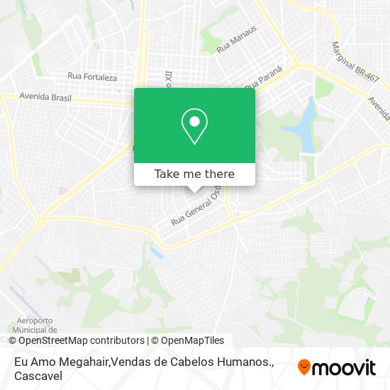 Eu Amo Megahair,Vendas de Cabelos Humanos. map