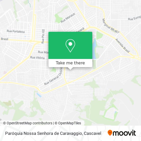 Paróquia Nossa Senhora de Caravaggio map