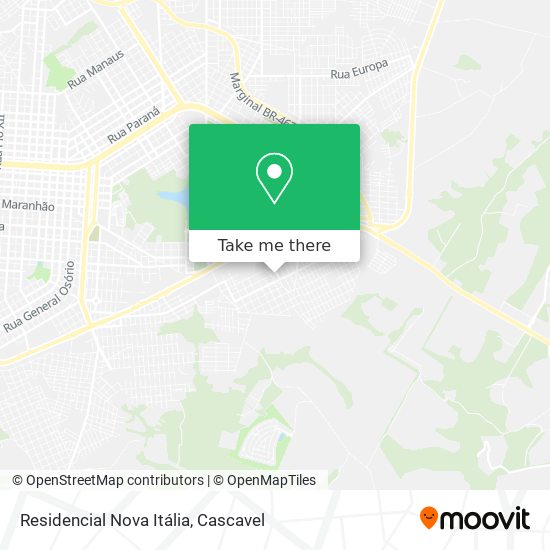 Residencial Nova Itália map