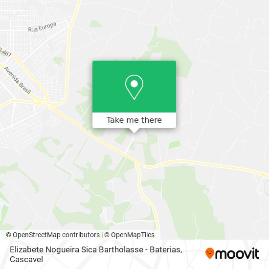 Elizabete Nogueira Sica Bartholasse - Baterias map