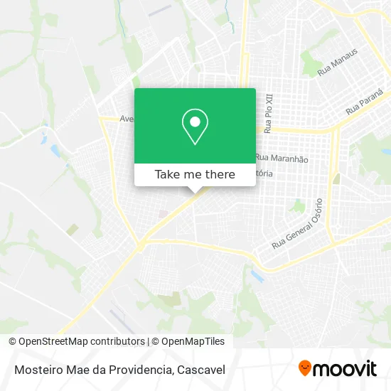 Mosteiro Mae da Providencia map
