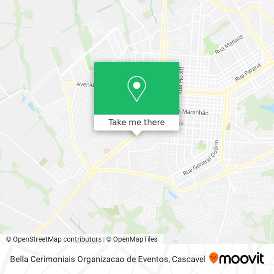 Bella Cerimoniais Organizacao de Eventos map