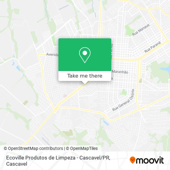 Ecoville Produtos de Limpeza - Cascavel / PR map