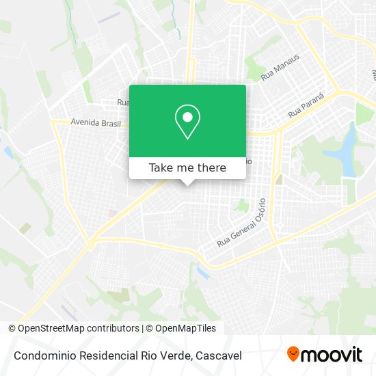 Condominio Residencial Rio Verde map