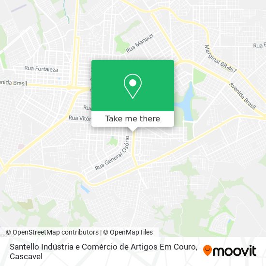 Santello Indústria e Comércio de Artigos Em Couro map